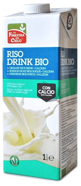 FSC RICE DRINK BEVANDA DI RISO CON CALCIO BIO VEGAN SENZA ZUCCHERI AGGIUNTI 1 LITRO
