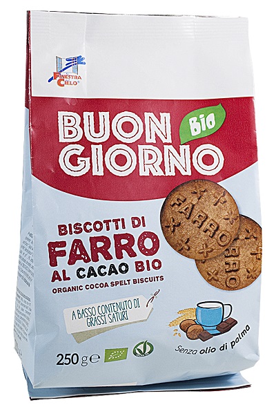 BISCOTTI FARRO CACAO BIO BUONG prezzi bassi