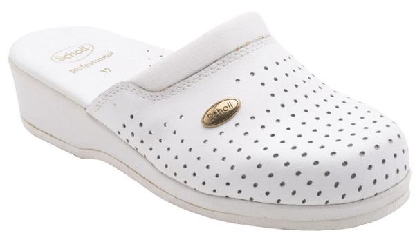 Dr. Scholl Clog Back Guard Pelle Bianco n°36 offerta