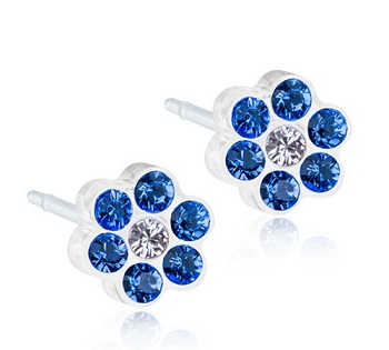 BLOMDAHL GIOIELLO MP DAISY 5MM SAPPHIRE CRYSTAL