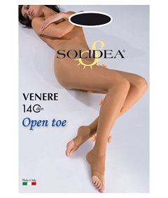 VENERE 140 OPEN TOE COLLANT NERO 1 SMALL-922555242