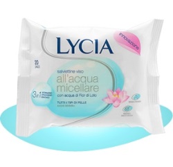 LYCIA SALVIETTINE STRUCCANTI VISO ALL'ACQUA MICELLARE 20 PEZZI