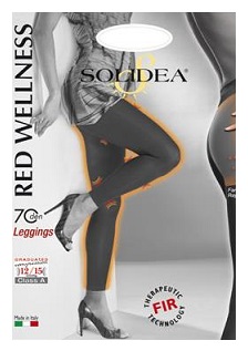 Solidea Redwellness 70 DEN Leggins Compressivo Colore Moka Taglia 4 L offerta