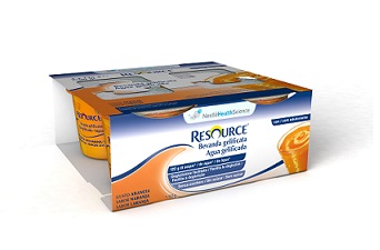 RESOURCE ACQUA + NO ZUCCHERO ARANCIA 4 VASETTI 125 G