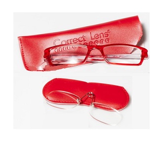 CORRECT GLASSES ROSSO +1,50