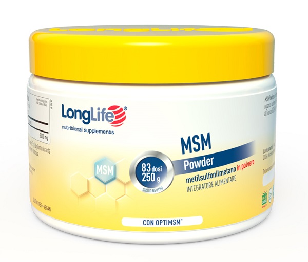 LONGLIFE MSM POWDER 250G prezzi bassi