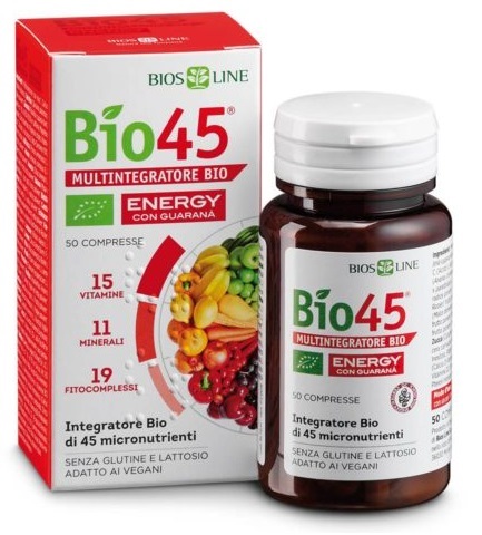 BIOSLINE BIO 45 ENERGY 50 COMPRESSE CERT QCERT