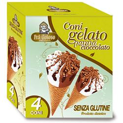 FRAGOLOSO CONO PANNA/CAC 4X75G