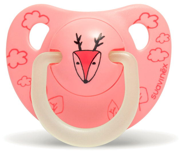 SUCCHIETTO NIGHT&DAY IN SILICONE PER BAMBINI DA 0 A 6 MESI CERVO SUCCHIETTO NIGHT&DAY IN SILICONE PER BAMBINI DA 0 A 6 MESI CERVO