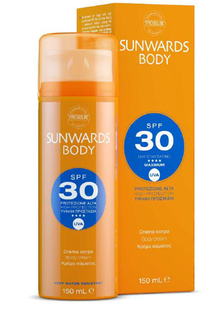 SUNWARDS BODY CREAM SPF30 prezzi bassi