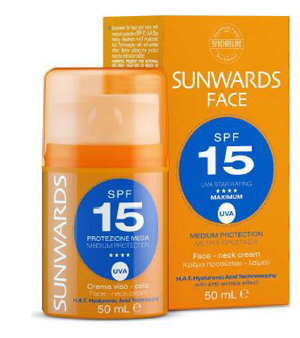 SUNWARDS FACE CREAM SPF15 prezzi bassi