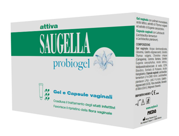 Saugella Attiva Probiogel Cofanetto Gel Vaginale e 6 Capsule Vaginali prezzi bassi