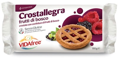 VIDAFREE CROSTALLEGRA FRUTTI DI BOSCO 180 G