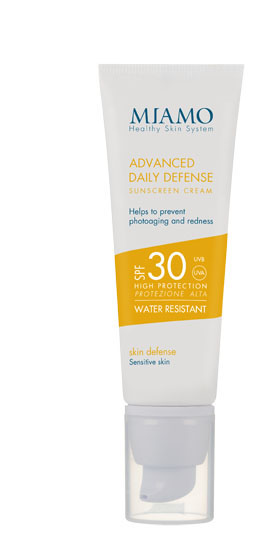 MIAMO SKIN DEFENSE ADVANCED DAILY DEFENSE SUNSCREEN CREAM SPF 30 50 ML ARROSSAMENTO CUTANEO E FOTOINVECCHIAMENTO