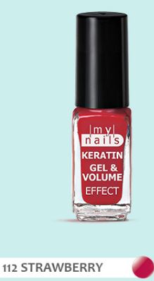 MY NAILS KERATIN GEL&VOLUME 112 STRAWBERRY