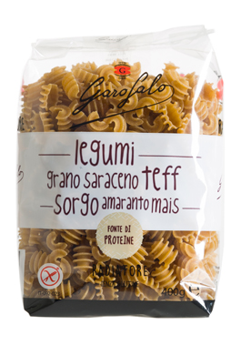 GAROFALO RADIATORI PASTA SENZA GLUTINE LEGUMI E CEREALI 400 G