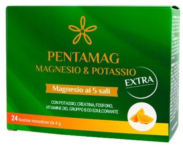 PENTAMAG MAGNESIO E POTASSIO EXTRA 24 BUSTINE DA 4 G