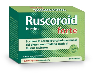 RUSCOROID FORTE 8 BUSTINE DA 3,5 G