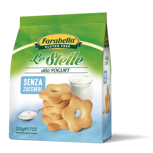 FARABELLA BISCOTTI LE STELLE YOGURT SENZA ZUCCHERO 200 G
